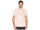 Nike Golf Zonal Cooling Stripe Polo (storm Pink/black) Men's Clothing