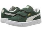 Puma Kids Suede Classic V (little Kid) (pineneedle/puma White) Boys Shoes