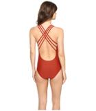 Body Glove Smoothies Crossroads One-piece (terracotta) Women's Swimsuits One Piece