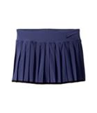 Nike Kids Court Victory Tennis Skirt (little Kids/big Kids) (blue Recall/black) Girl's Skirt