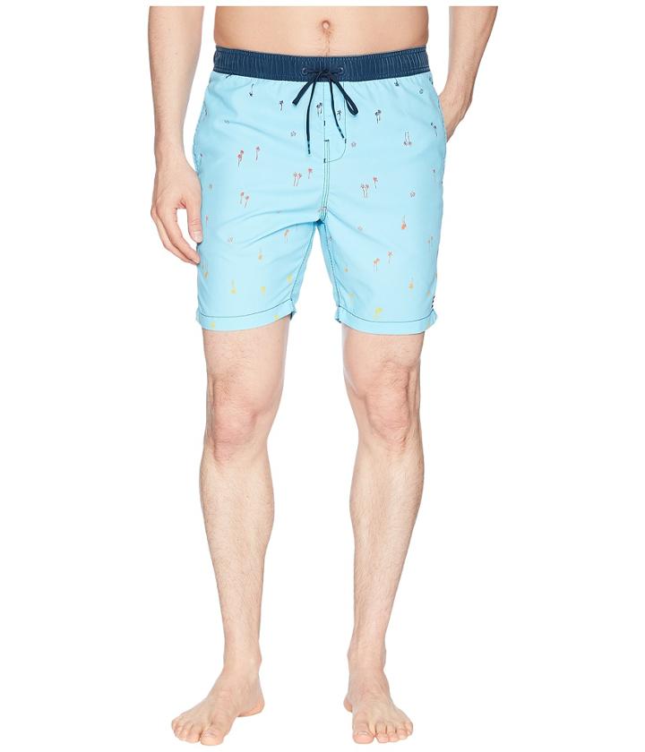 Billabong Sundays Layback Boardshorts (light Blue) Men's Swimwear