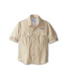 Columbia Kids Bahamatm L/s Shirt (little Kids/big Kids) (fossil) Boy's Short Sleeve Button Up