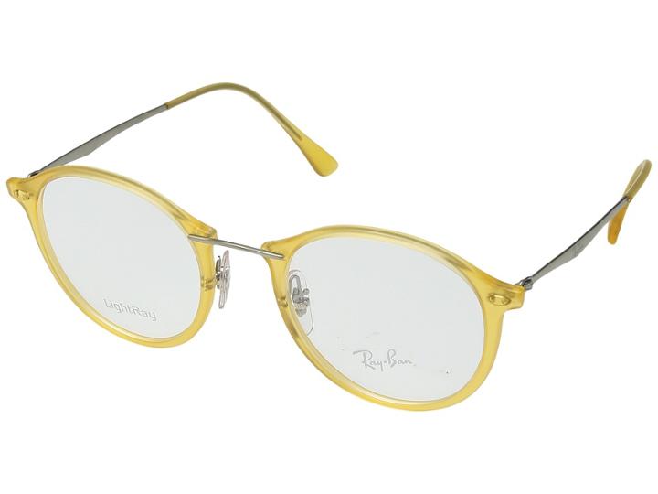 Ray-ban 0rx7073 49mm (matte Yellow) Fashion Sunglasses