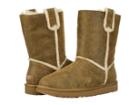 Ugg Classic Short Spill Seam Bomber Suede (chestnut) Women's Pull-on Boots
