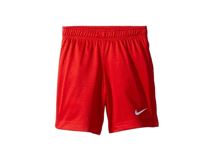 Nike Kids Essential Mesh Shorts (little Kids) (university Red) Boy's Shorts