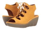 Clarks Clarene Grace (yellow Nubuck) Women's Sandals