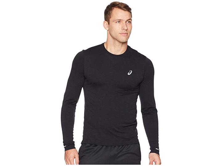 Asics Seamless Long Sleeve (black) Men's Workout