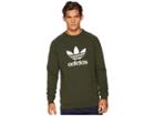 Adidas Originals Trefoil Crew Sweatshirt (night Cargo) Men's Sweatshirt