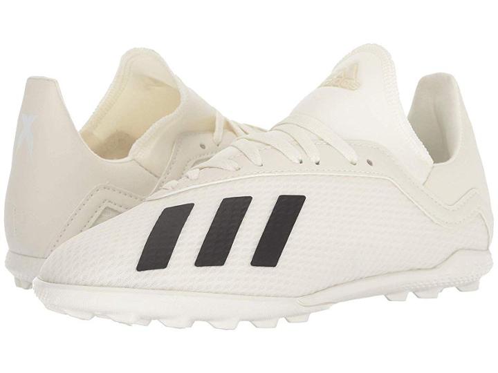 Adidas Kids X Tango 18.3 Tf Soccer (little Kid/big Kid) (off-white/white/black) Kids Shoes