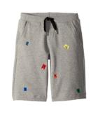 Lanvin Kids Letters Bermuda (little Kids/big Kids) (grey) Boy's Clothing