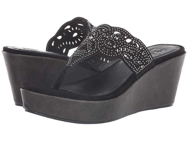 Yellow Box Kristabelle (black) Women's Sandals