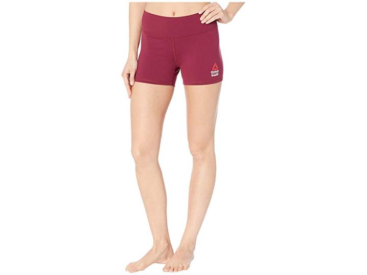 Reebok Crossfit Chase Bootie Shorts (rustic Wine) Women's Shorts