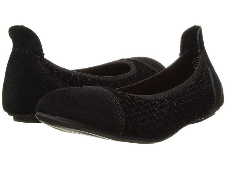 Bernie Mev. Kids Bella Me (little Kid/big Kid) (black Velvet) Girl's Shoes