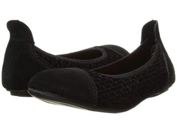 Bernie Mev. Kids Bella Me (little Kid/big Kid) (black Velvet) Girl's Shoes
