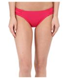 Tommy Bahama Pearl Side Shirred Hipster (azalea Pink) Women's Swimwear