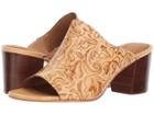 Patricia Nash Shelli (natural Tooled Leather) Women's Clog/mule Shoes