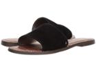 Sam Edelman Gio (black Kid Suede Leather) Women's Slide Shoes