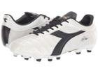 Diadora Baggio 03 K Mg14 (white Pearlized/gold) Soccer Shoes