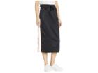 Juicy Couture Tricot Midi Skirt (pitch Black) Women's Skirt