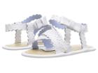 Janie And Jack Eyelet Sandal (infant) (white) Girls Shoes