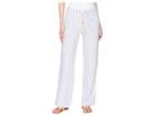 Allen Allen Stripe Long Pants (white) Women's Casual Pants