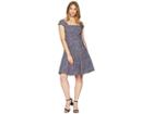 Rebecca Taylor Sleeveless Stretch Tweed Dress (multi Combo) Women's Dress