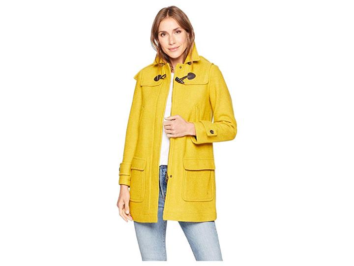 Joules Woolsdale Duffle Coat (antique Gold) Women's Coat