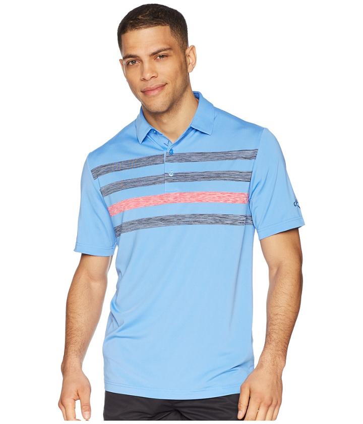 Callaway Space Dye Stripe Polo (marina) Men's Clothing