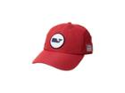 Vineyard Vines Performance Classic Whale Dot Hat (nautical Red) Caps