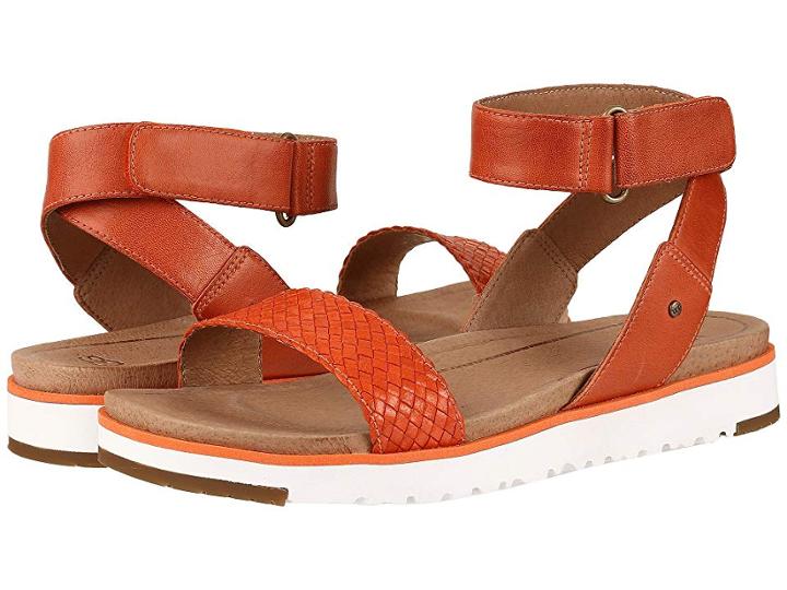 Ugg Laddie (fire Opal) Women's Sandals