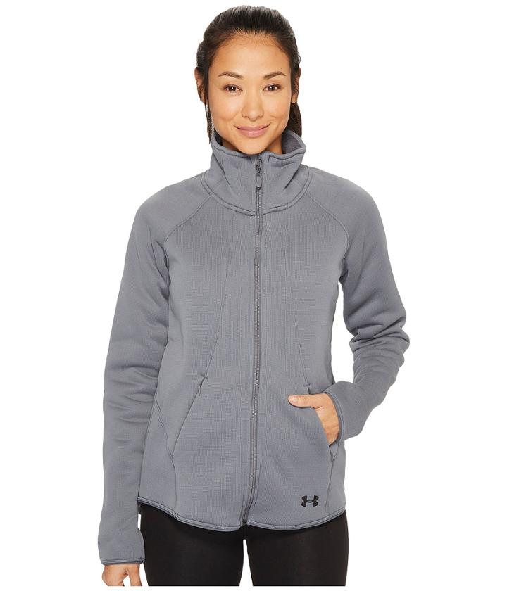 Under Armour Extreme Coldgear Jacket (rhino Gray/black) Women's Coat