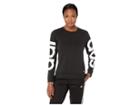 Adidas Essentials Branded Sweatshirt (black/white) Women's Sweatshirt