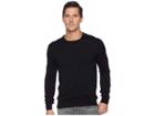 Perry Ellis Jersey Knit Crew Neck Sweater (black) Men's Sweater