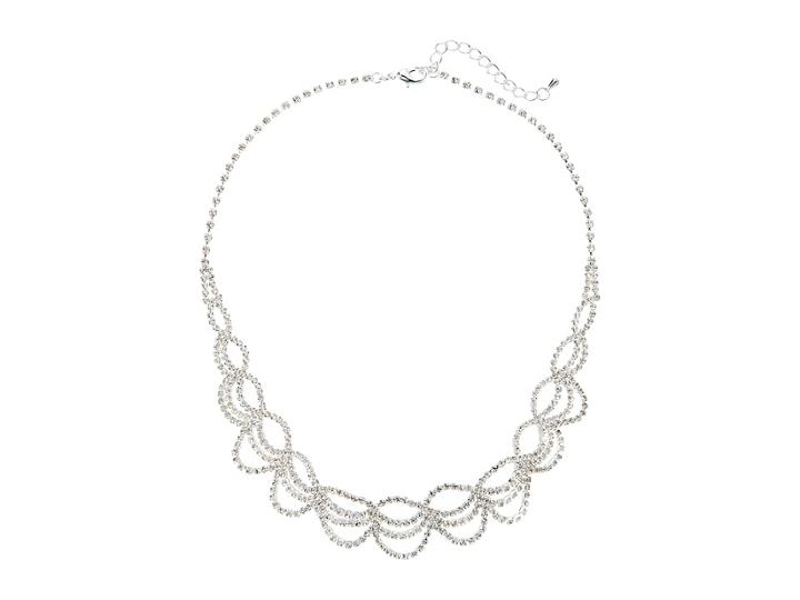 Nina Halley Necklace (rhodium/white) Necklace