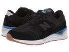 New Balance Kids Psx90rv1 (little Kid) (black/classic Blue) Boys Shoes