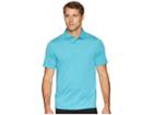 Bugatchi Short Sleeve Knits (teal) Men's Clothing