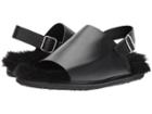 Marni Shearling Lined Sandal (black) Men's Sandals