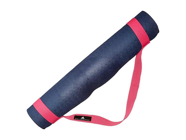 Adidas By Stella Mccartney Training Mat (night Indigo/shock Pink) Athletic Sports Equipment