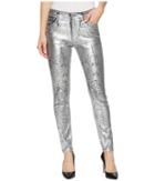 Ag Adriano Goldschmied Farrah Skinny Ankle In Iced Silver (iced Silver) Women's Jeans