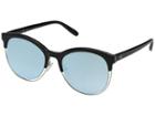 Guess Gg1159 (shiny Black/blue Mirror) Fashion Sunglasses