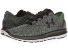 Under Armour Ua Speedform Slingride Tri (black/hyper Green/black) Men's Running Shoes