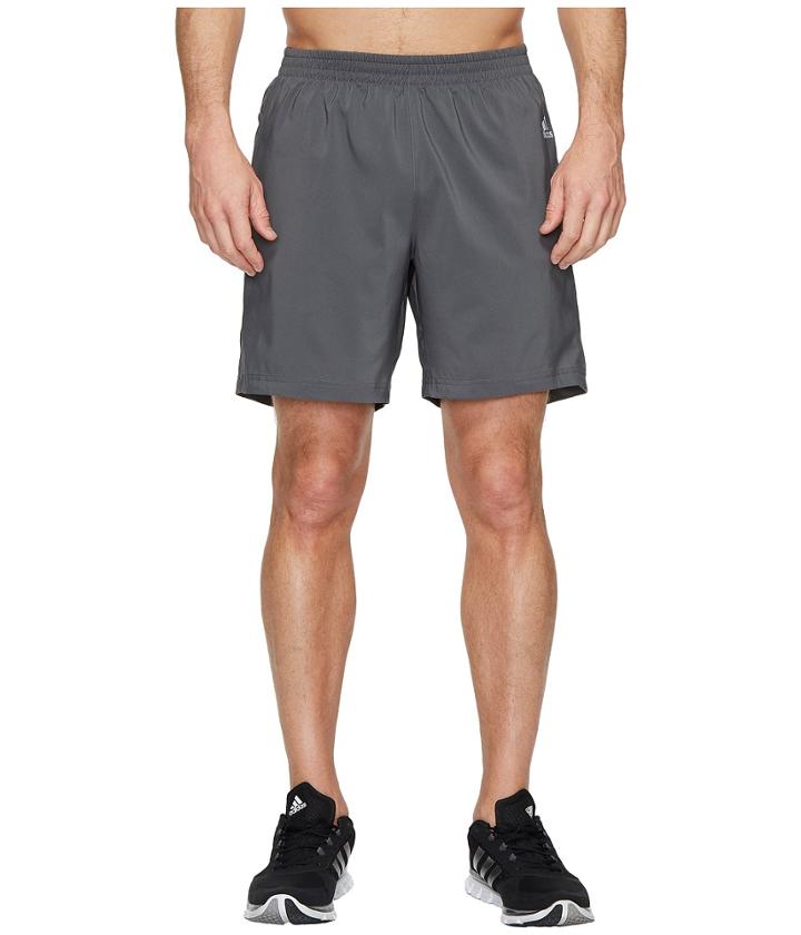Adidas Run Shorts (grey Five) Men's Shorts