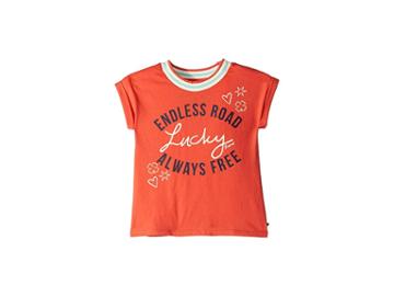 Lucky Brand Kids Rina Tee (little Kids) (paprika) Girl's T Shirt