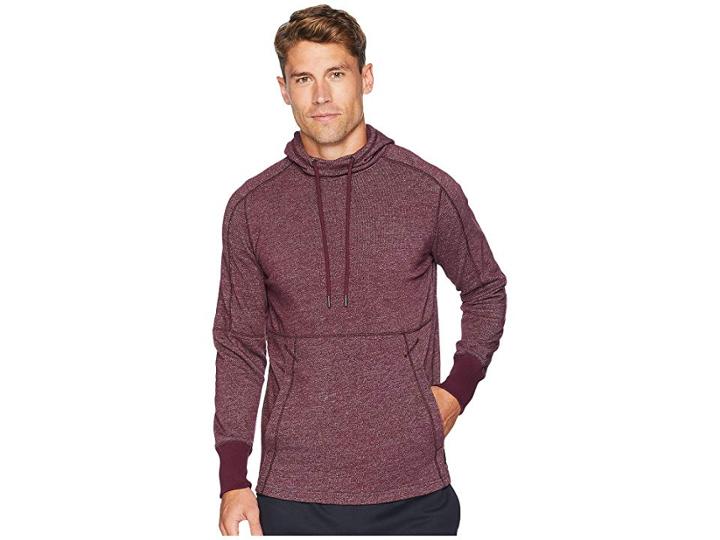 Under Armour Speckle Terry Hoodie (dark Maroon/black) Men's Sweatshirt