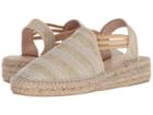 Sesto Meucci 1635-po (platino Canvas) Women's Shoes