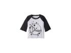Chaser Kids Extra Soft Jersey Dream Raglan Tee (toddler/little Kids) (white/black) Girl's T Shirt