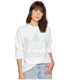 Adidas Originals Oversized Sweater (white) Women's Sweater
