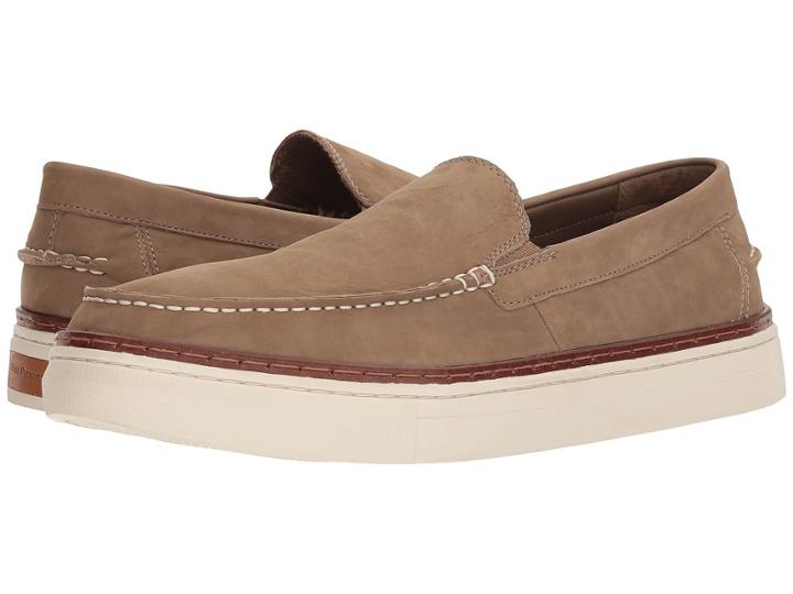 Hush Puppies Arrowood Venetian (taupe Nubuck) Men's Lace Up Casual Shoes