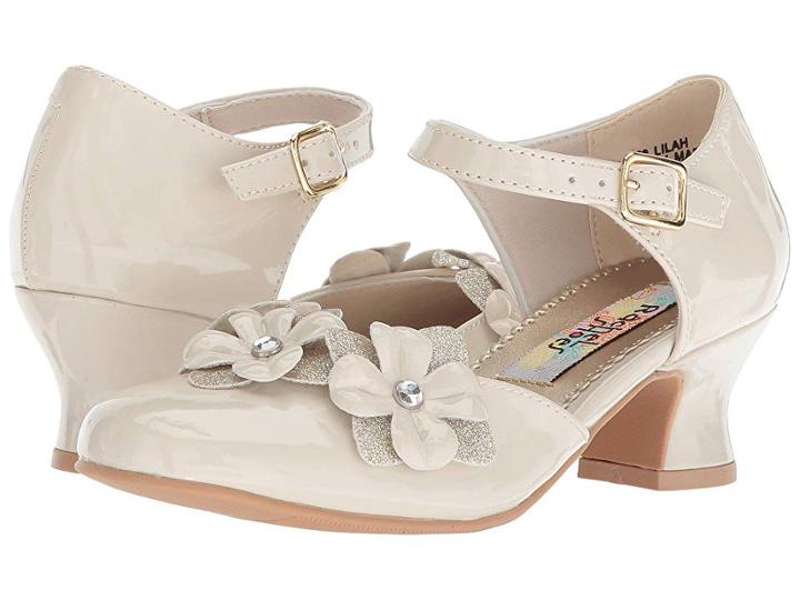 Rachel Kids Lilah (little Kid/big Kid) (bone Patent) Girl's Shoes
