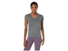 Asics Cap Sleeve Top (grey Heather) Women's Clothing